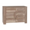 WAYNE Enfilade 3 portes 3 niches