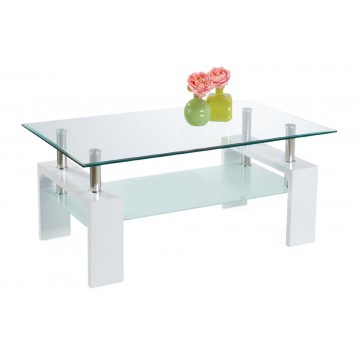 CT37 table basse blanche