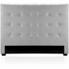 PREMIUM Tête Lit 140 (152cm) Argent capitonnée P.U