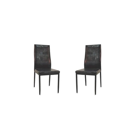 TILIA Chaise PVC Noire