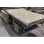 Rapido "166" Banquette GRIS CLAIR Convertible matelas H18cm