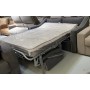 Rapido "165B" banquette gris convertible matelas H18cm