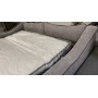 Rapido "165B" Banquette GRIS CLAIR Convertible matelas H18cm