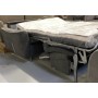 Rapido "166" Banquette GRIS Convertible matelas H18cm