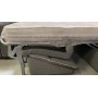 Rapido "165" Banquette TAUPE Convertible matelas H18cm