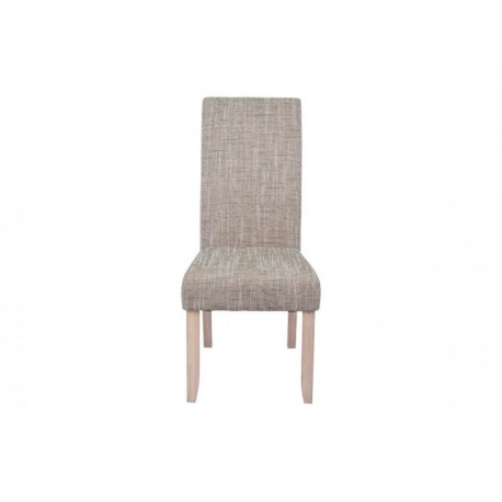 SAGUA Chaise tissus beige chiné