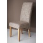 SAGUA Chaise tissus beige chiné