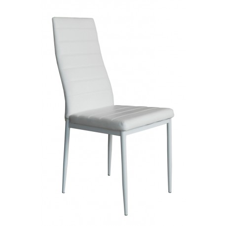 TILIA Chaise PVC Blanc