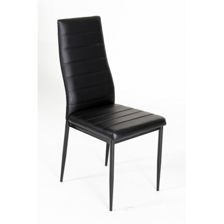 TILIA Chaise PVC Noire