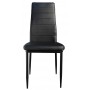 TILIA Chaise PVC Noire